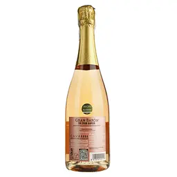 Вино ігристе Gran Baron Cava Rose Brut, рожеве, брют, 11%, 0,75 л (863073) - мініатюра 2