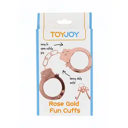 Наручники металеві Metal Handcuffs Rose Gold - мініатюра 2