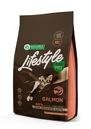 Сухий беззерновий корм для кошенят з лососем Nature's Protection Lifestyle Grain Free Salmon Kitten, 1.5 кг