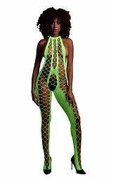Бодістокінг Ouch! Bodystocking With Halterneck Green, XS/XL
