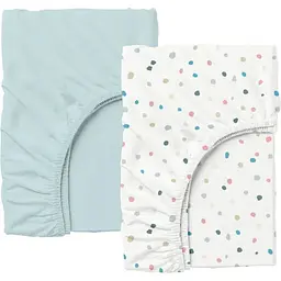 Набір простирадл на резинці Cosas LIGHT BLUE/COLOR BLOTS 140х200х20 см (Set_LightBlue_ColorBlots_140x200_2)