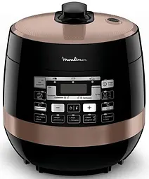 Мультиварка-скороварка Quickchef, 1000Вт, чаша-5л, сенсорне керув., пластик, чорний Moulinex kuh0014986