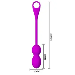 Віброкульки Pretty Love Elvira Vibrating Egg Purple (App) - мініатюра 7