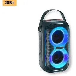Портативна колонка XPRO Party 200 Mini 20Вт USB AUX FM Bluetooth чорна (41088-Party 200 Mini) - мініатюра 2
