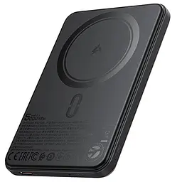 Портативний ЗП Power Bank Acefast M30 PD20W з Бездротовий зарядний пристрій with cable 5000 mAh Black - мініатюра 4