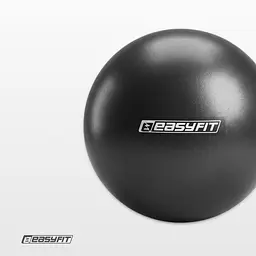 Мяч для пилатеса EasyFit EF-1220-bk, 20 см, черный, до 130 кг - миниатюра 2