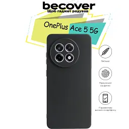 Чохол до мобільного телефона BeCover OnePlus Ace 5 5G Black (713139) - мініатюра 5