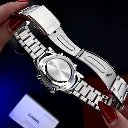 Чоловічий годинник Casio AMW-880D-1A Сріблястий ( AT1141-0221 ) - мініатюра 9