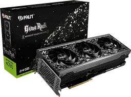 Відеокарта GeForce RTX 4090 24GB Palit GameRock (NED4090019SB-1020G) Б/В