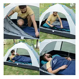 Спальник Naturehike LW180 (NH21MSD04) +15°C - правий - 205см - темно-блакитний - мініатюра 8