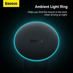 Автотримач для телефона з БЗП Baseus CW01 Magnetic Wireless Charging Car Mount Air Vent Version 15W Cluster Black (C40141001111-00) - мініатюра 9