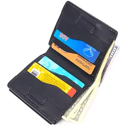 Шкіряний гаманець GRANDE PELLE 9,5х10х1,5 см acs0023999 - мініатюра 5