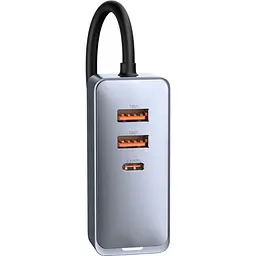 Автомобільний зарядний пристрій Baseus Share Together PPS 2U+2C Gray (CCBT-A0G) [110002] - мініатюра 4