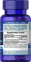 Амінокислота Puritan's Pride 5-HTP 200 mg 30 таблеток - мініатюра 2