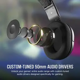 Навушники Corsair HS35 Surround v2 Multiplatform Gaming Carbon CA-9011386-EU - мініатюра 4