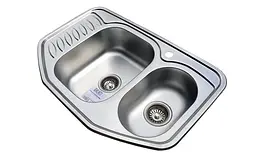 Кухонна мийка Romzha Rampa 1.5C Satin RO49673, Сірий - мініатюра 5