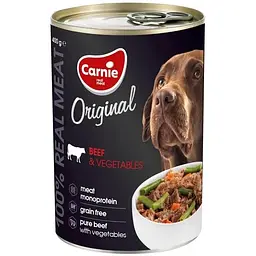 Консерви для собак Carnie Original Mono Protein Яловичина з овочами 400 г (4820255193489)