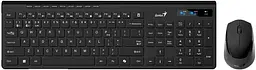 Комплект (Клавiатура та миша) Genius SlimStar 8230 Wireless Black UKR BT+2.4GHz
