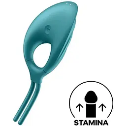 Ерекційне віброкільце-ласо Satisfyer Swordsman Green - мініатюра 2