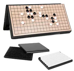 Настільна гра "Go Game" 3215GG 2 кольори фішок, ігрова дошка 32х32 см - мініатюра 5