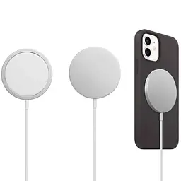 БЗП MagSafe Charger for Apple (AAA) (box) White - мініатюра 2