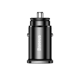 Автозарядне Baseus Square Metal PD 3.0 QC 4.0 + 30 W USB + Type-C CCALL-AS01 - мініатюра 5
