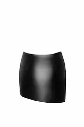 Спідниця Noir Handmade F305 Legacy, XL, black, міні, під латекс, асиметричний крій - мініатюра 5