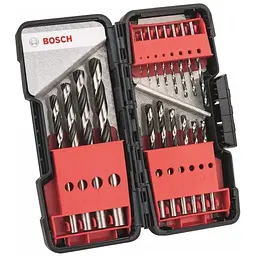 Набір свердл Bosch HSS PointTeQ ToughBox 18 шт (2.608.577.350)