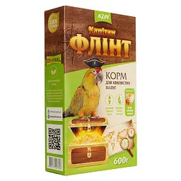 Корм для хвилястих папуг Лорі Капітан Флінт повнораціонний 600 г - мініатюра 2