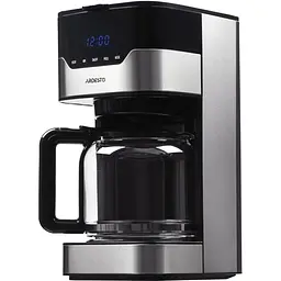 Кофеварка Ardesto капельная FCM-D3100, 1.5 л молотая черно-серебристая