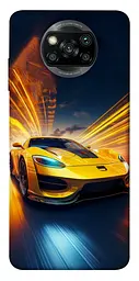 Чохол Demsky Yellow Porsche для Xiaomi Poco X3 NFC / Poco X3 Pro