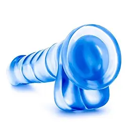 Фалоімітатор B Yours Sweet N Hard 4 19.5 см блакитний - мініатюра 4