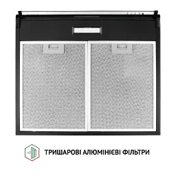 Витяжка плоска Perfelli PL 6144 BL LED - мініатюра 7