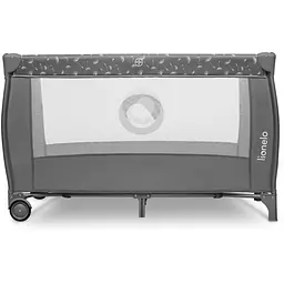 Манеж-ліжечко Lionelo Stefi Plus Grey White, сіро-білий (LO-STEFI PLUS GREY WHITE) - мініатюра 2