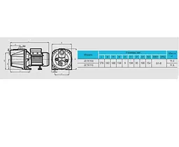 Відцентровий насос Rudes JETX 110 - мініатюра 4
