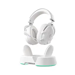 Ігрові бездротові навушники Mchose V9 Turbo+ / Три режими підключення / White - мініатюра 2