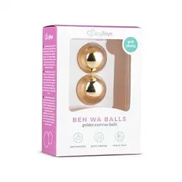 Вагінальні кульки Gold ben wa balls, 25 мм