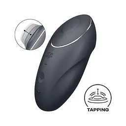 Вібратор для клітора Satisfyer Tap Climax 1 11 см чорний - мініатюра 7