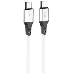 Дата кабель Hoco X86 Spear Type-C to Type-C 60W (1m) White