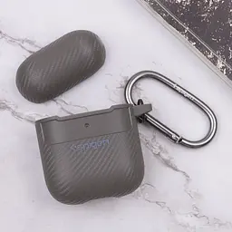 Футляр SGP Shockproof для навушників Airpods 1/2 Grey - мініатюра 5