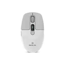 Мишка REAL-EL RM-480W Wireless/Bluetooth White (EL123200050) - мініатюра 4