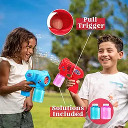 Набір бульбашкових пістолетів JOYIN Bubbles Maker з 2 розчинами для заповнення (всього 10 унцій) 2 шт. - мініатюра 4