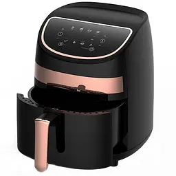 Аерофритюрниця Xiaomi Deerma Air Fryer KZ100 [DEM-KZ100] чорно-рожева [83657] - мініатюра 5