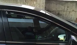 Дефлектори вікон вітровики для Mazda CX-9 2007- З Молдінгом Хром - мініатюра 3
