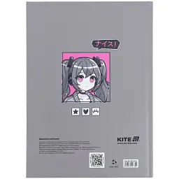 Щоденник шкільний Kite Anime 170х238 мм сірий (K25-262-3) - мініатюра 7