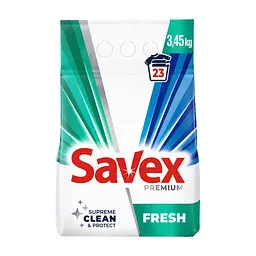 Пральний порошок Savex Premium Fresh 3.45 кг (3800024047930)