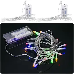 Гірлянда LED, RJ-05, 20 лампочок, мультикольор, 3 метри