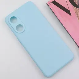 Силіконовий чохол Candy Full Camera для Oppo Reno 8 T 4G Бірюзовий / Turquoise - мініатюра 2