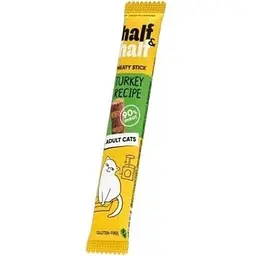 Ласощі для котів Half&Half у формі м'ясних паличок з індичкою 5 г