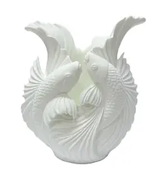 Ваза для сухоцвітів «Zen Fish», 13 × 10 см, 3D-друк